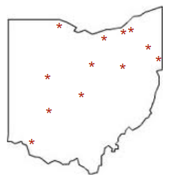 Federation of Ohio UMADAOPS Map